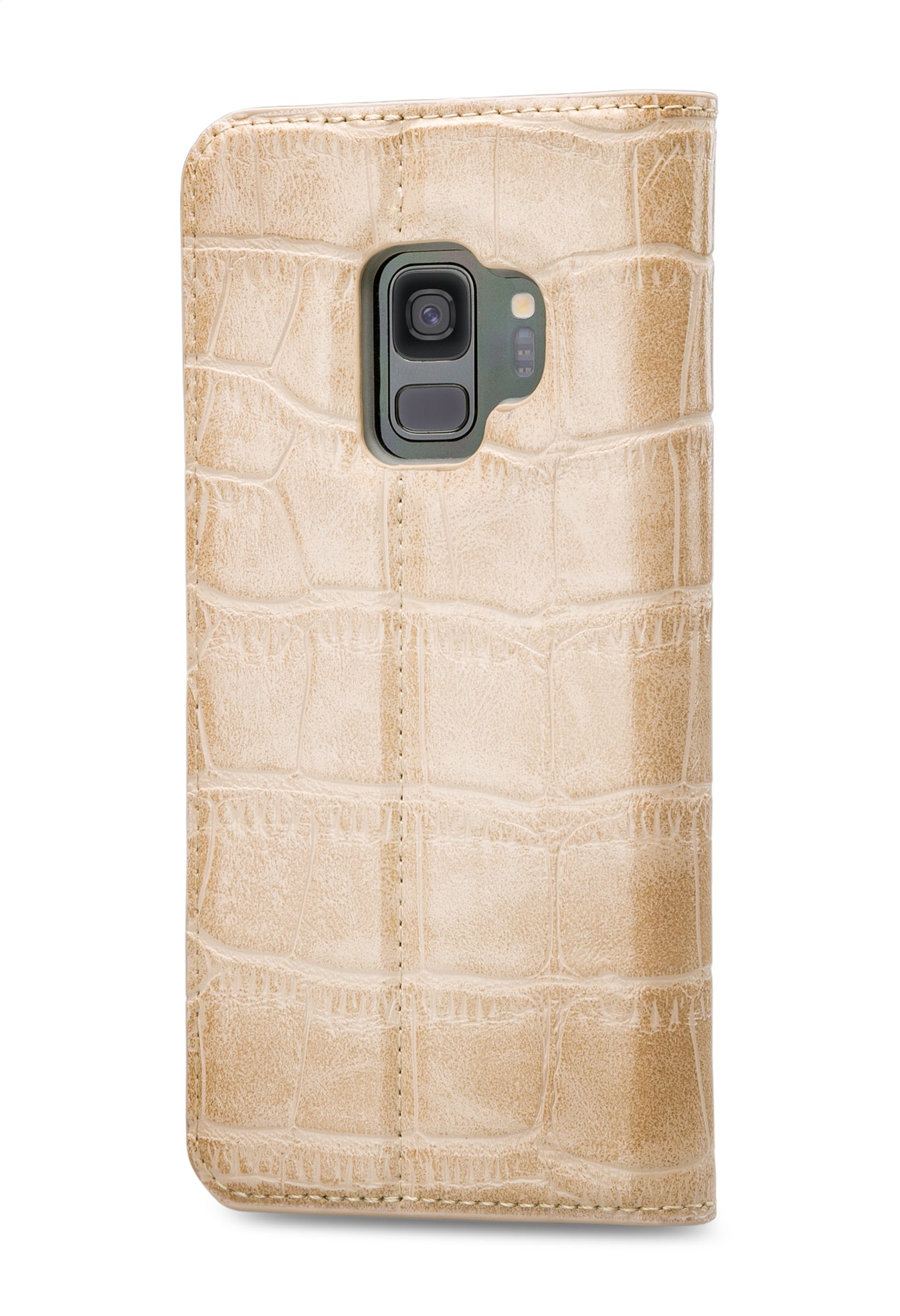 Mobilize Premium Gelly Book Case Samsung Galaxy S9 Alligator Peanut Brown