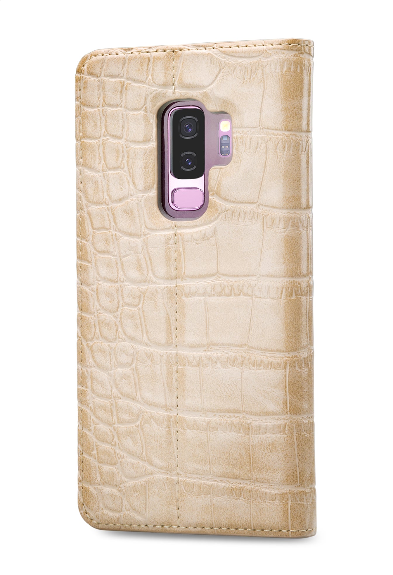 Mobilize Premium Gelly Book Case Samsung Galaxy S9+ Alligator Peanut Brown