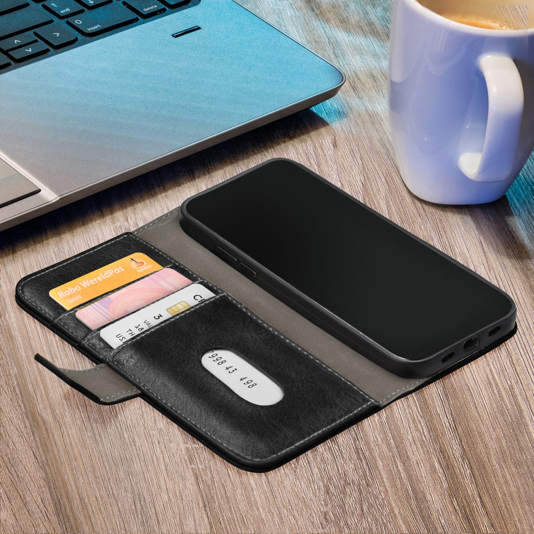 Mobilize Elite Gelly Wallet Book Case Apple Iphone 5/5S/Se Black