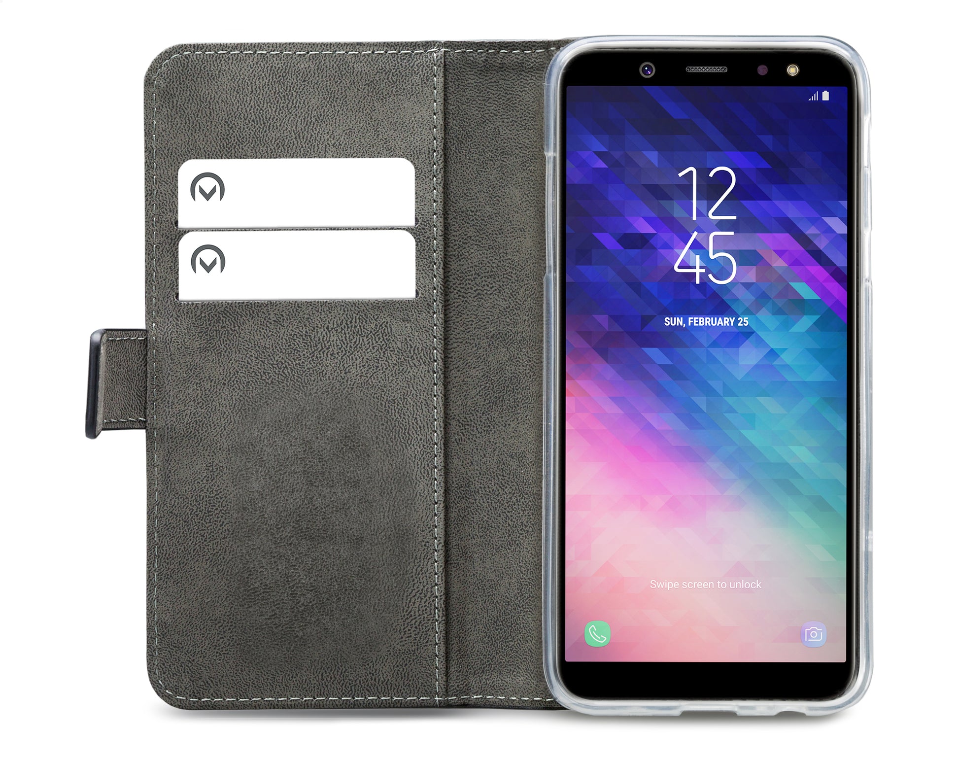 Mobilize Classic Gelly Wallet Book Case Samsung Galaxy A6 2018 Black