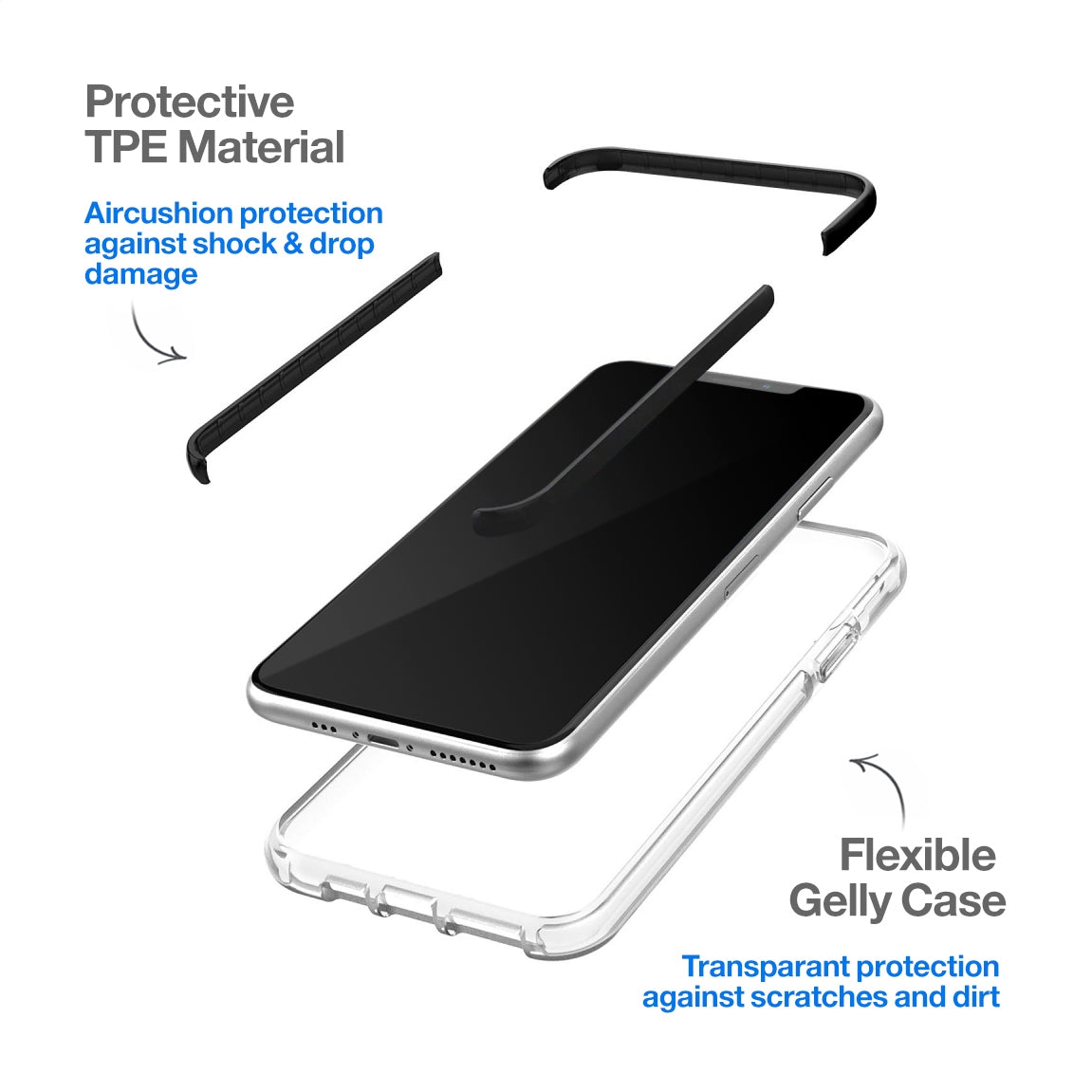 Mobilize Shatterproof Case Samsung Galaxy A6+ 2018 Black