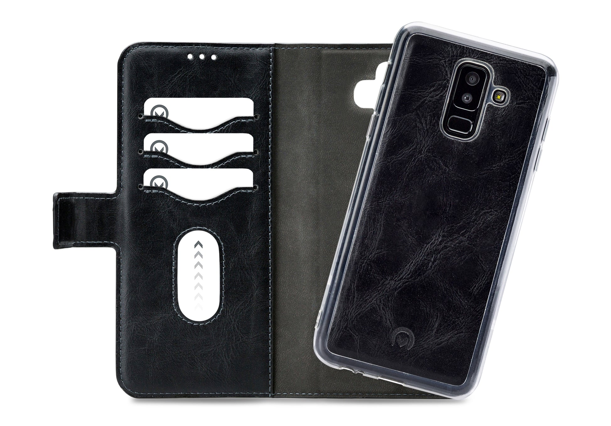 Mobilize 2In1 Gelly Wallet Case Samsung Galaxy A6+ 2018 Black