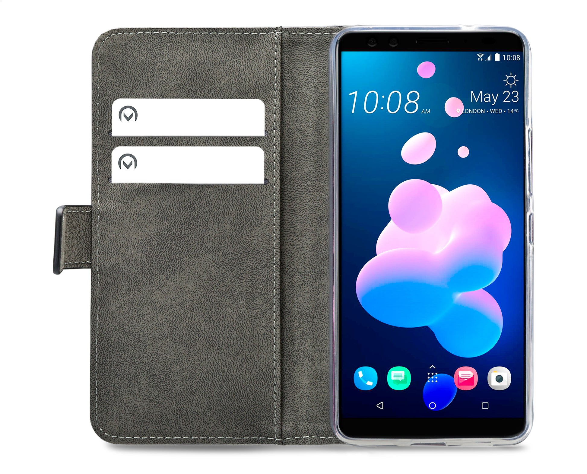 Mobilize Classic Gelly Wallet Book Case Htc U12+ Black