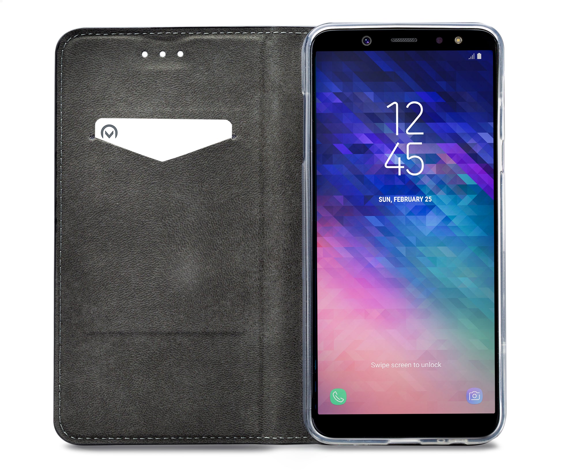 Mobilize Premium Gelly Book Case Samsung Galaxy A6+ 2018 Black