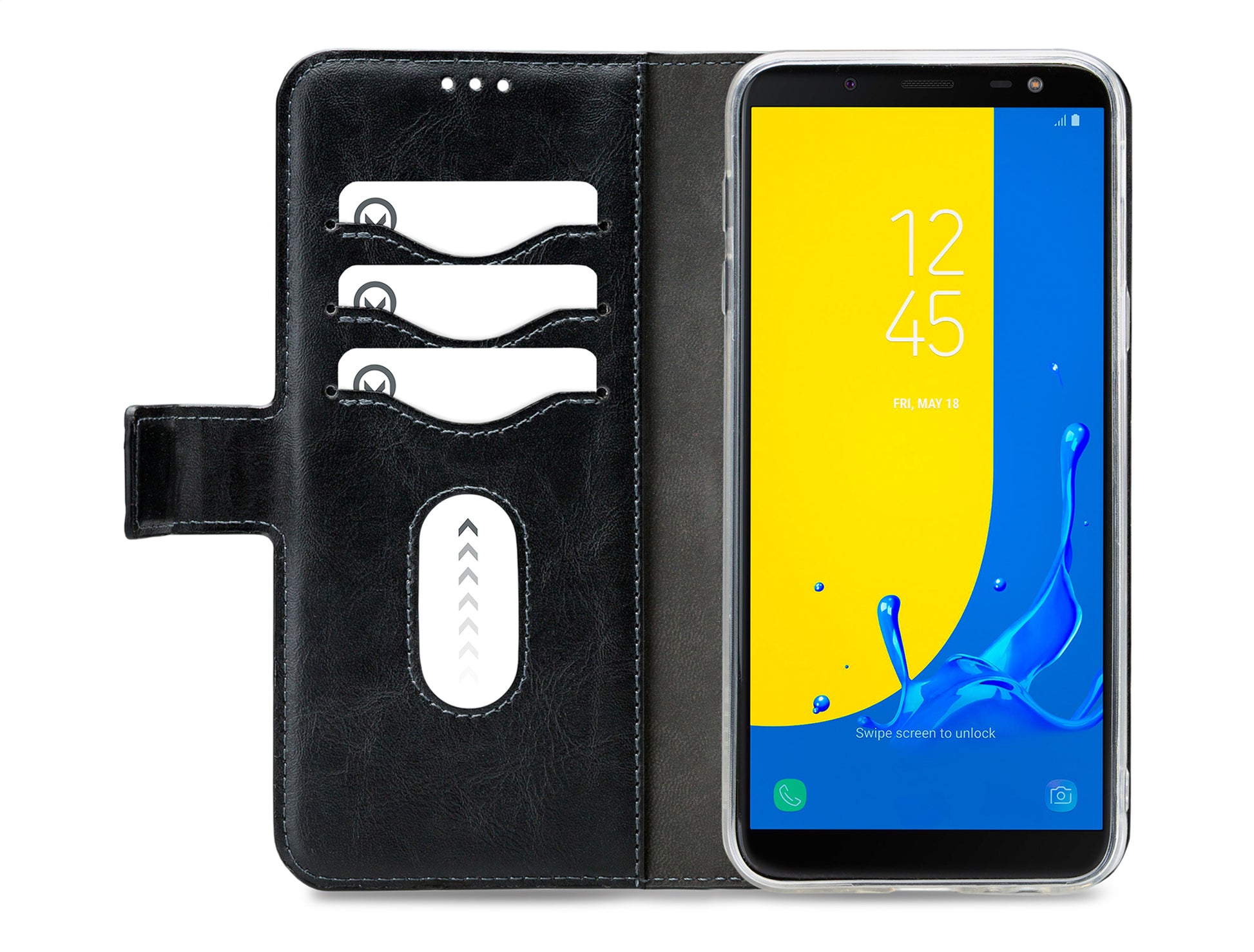 Mobilize 2In1 Gelly Wallet Case Samsung Galaxy J6 2018 Black