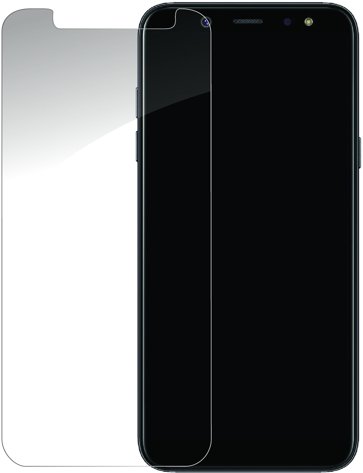 My Style Tempered Glass Screen Protector For Samsung Galaxy A6+ 2018 Clear (10-Pack)