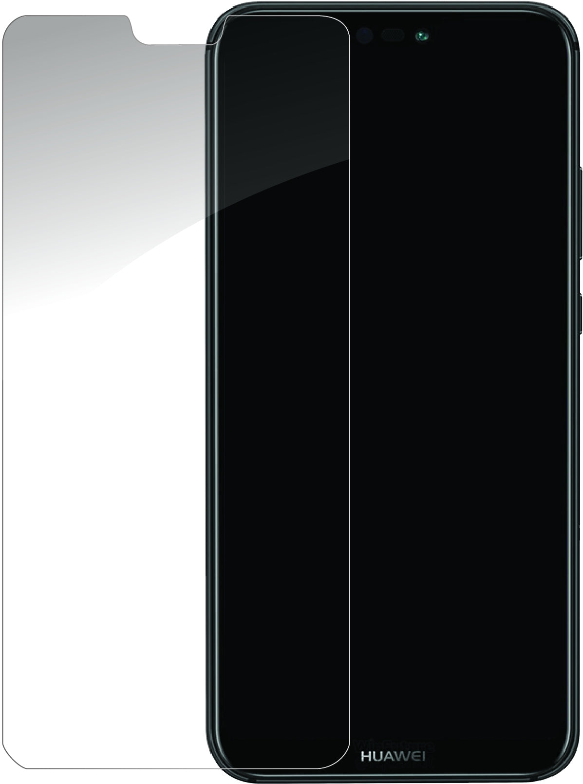My Style Tempered Glass Screen Protector For Huawei P20 Lite Clear (10-Pack)