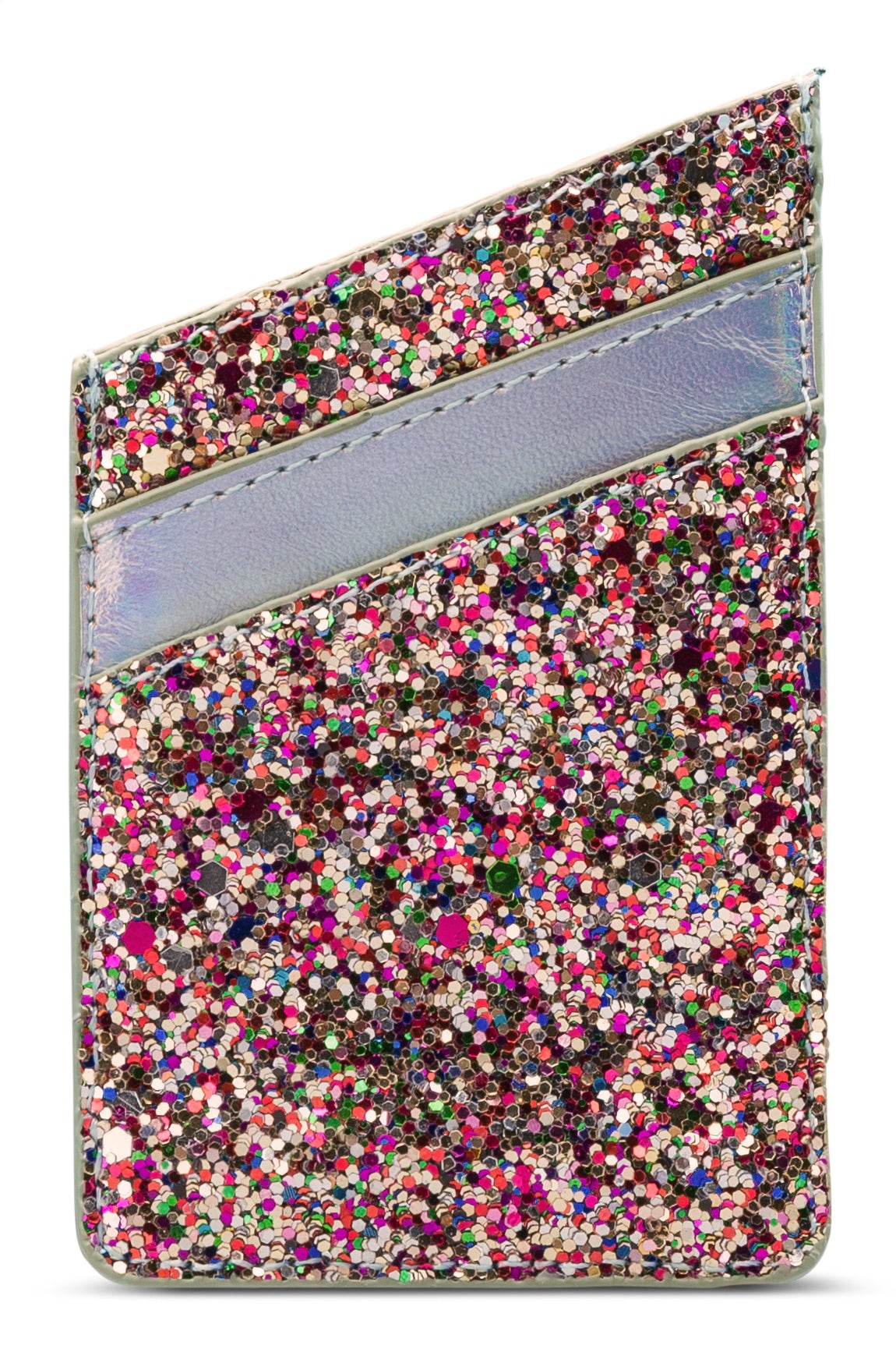 My Style Universal Sticky Card Pocket Silver Glitter
