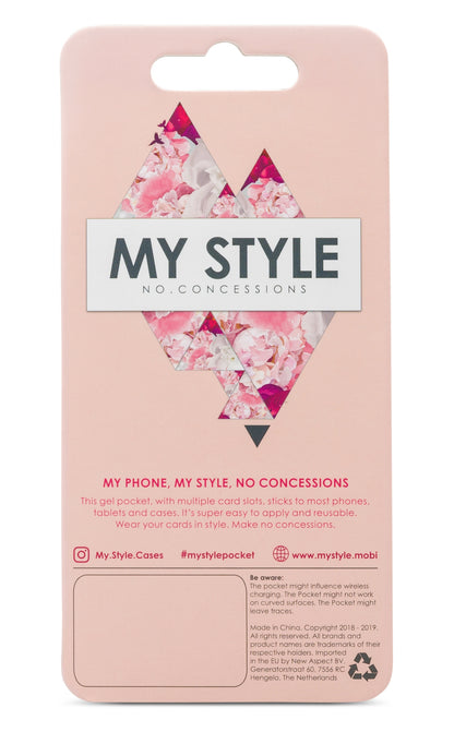 My Style Universal Sticky Card Pocket Pink Mermaid