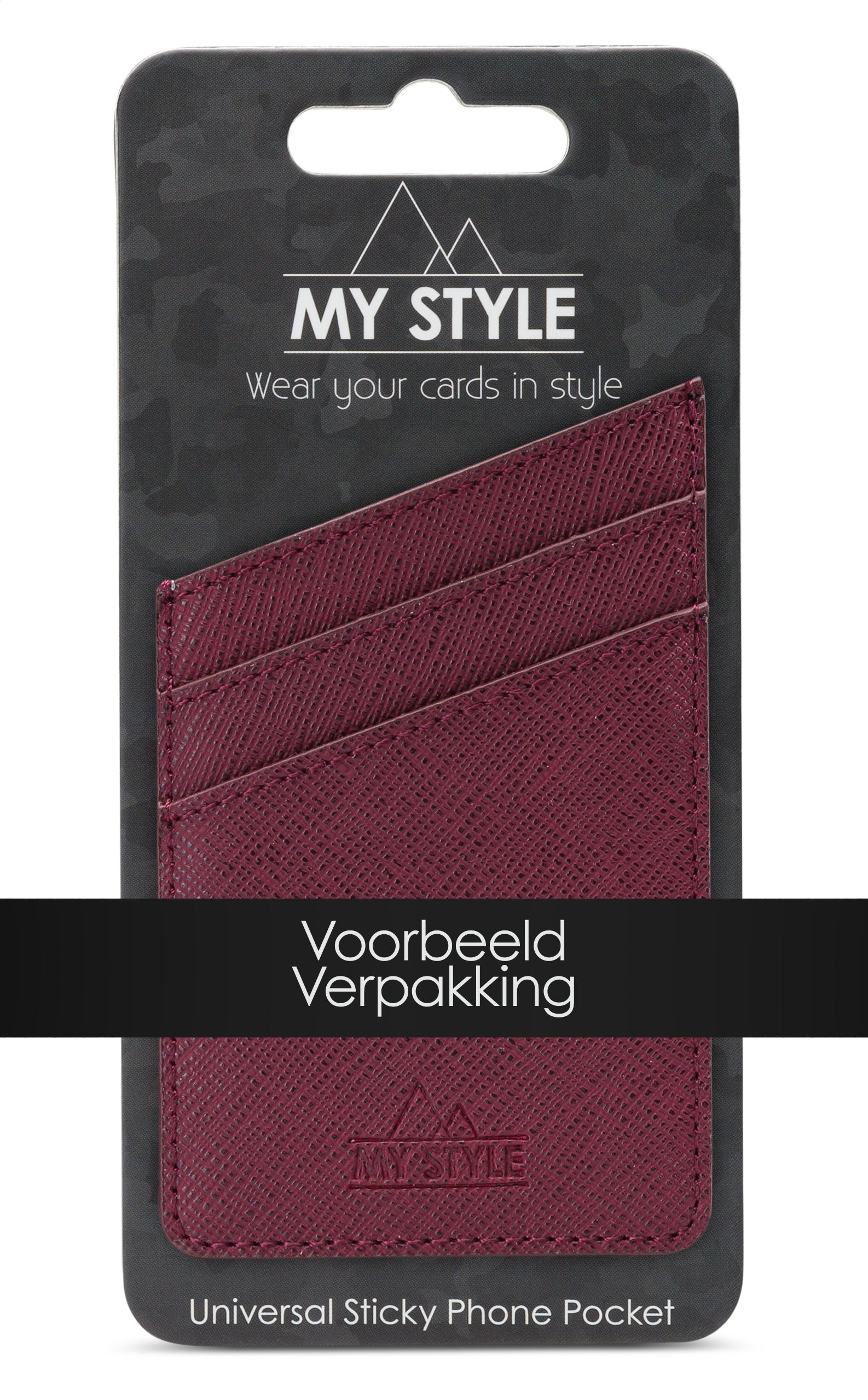 My Style Universal Sticky Card Pocket Grainy Teal