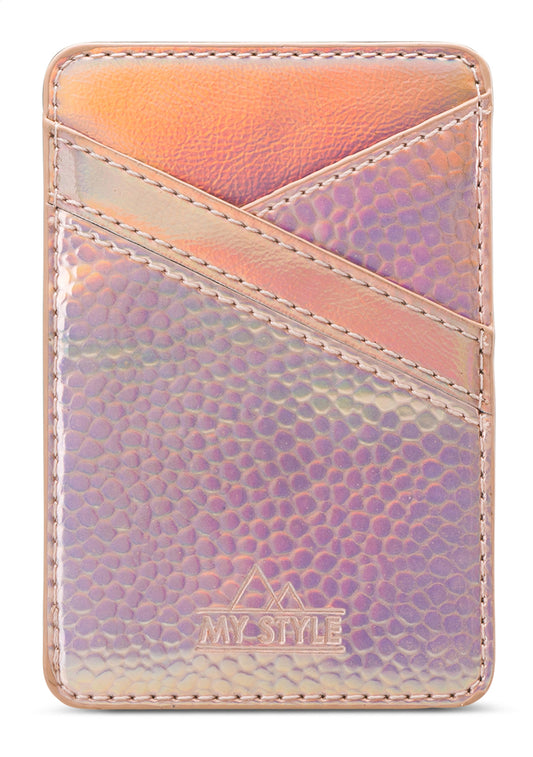 My Style Universal Sticky Card Pocket Gold Shimmer