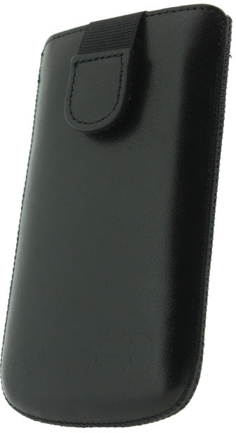 Senza Leather Slide Case Black Size S