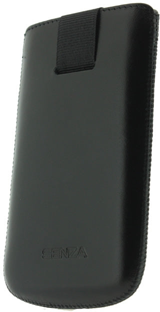 Senza Leather Slide Case Black Size L