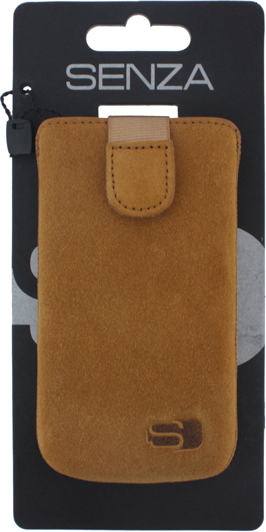 Senza Suede Slide Case Sunny Camel Size Xl