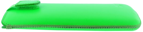 Senza Leather Slide Case Neon Green Size Xxl