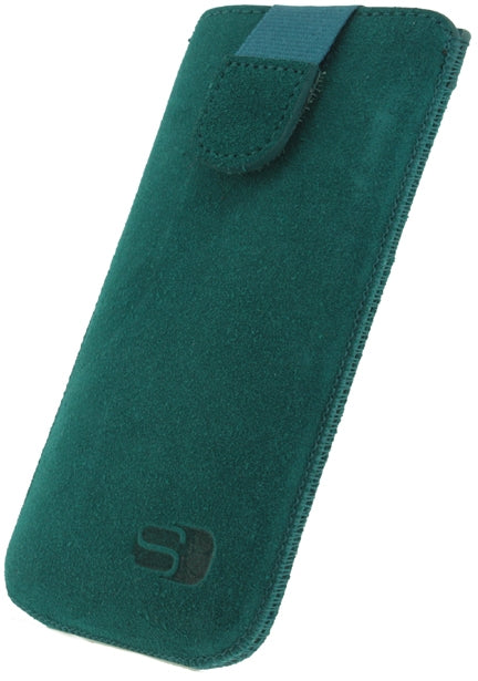 Senza Suede Slide Case Coral Green Size Xl