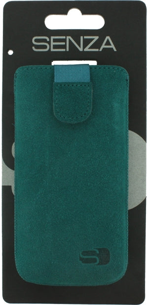 Senza Suede Slide Case Coral Green Size M-Large