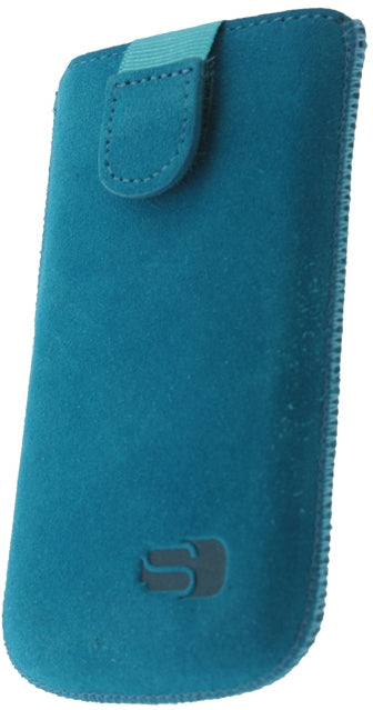 Senza Suede Slide Case Deep Turquoise Size M-Large