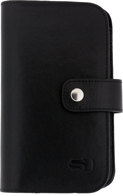 Senza Leather Wallet Slide Case Black Size Xxl