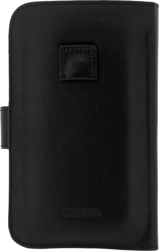 Senza Leather Wallet Slide Case Black Size Xxl