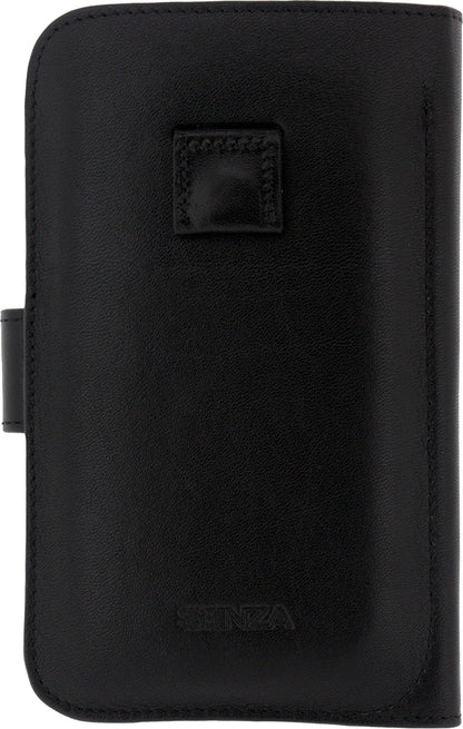 Senza Leather Wallet Slide Case Black Size Xxl