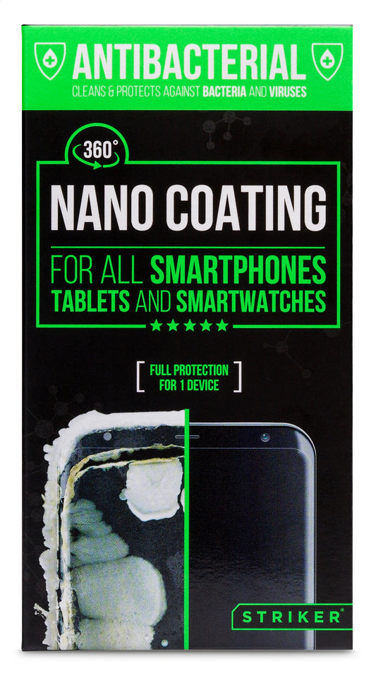 Striker Coating Antibacterial Nano Coating Voor O.a. Smartphone En Tablets