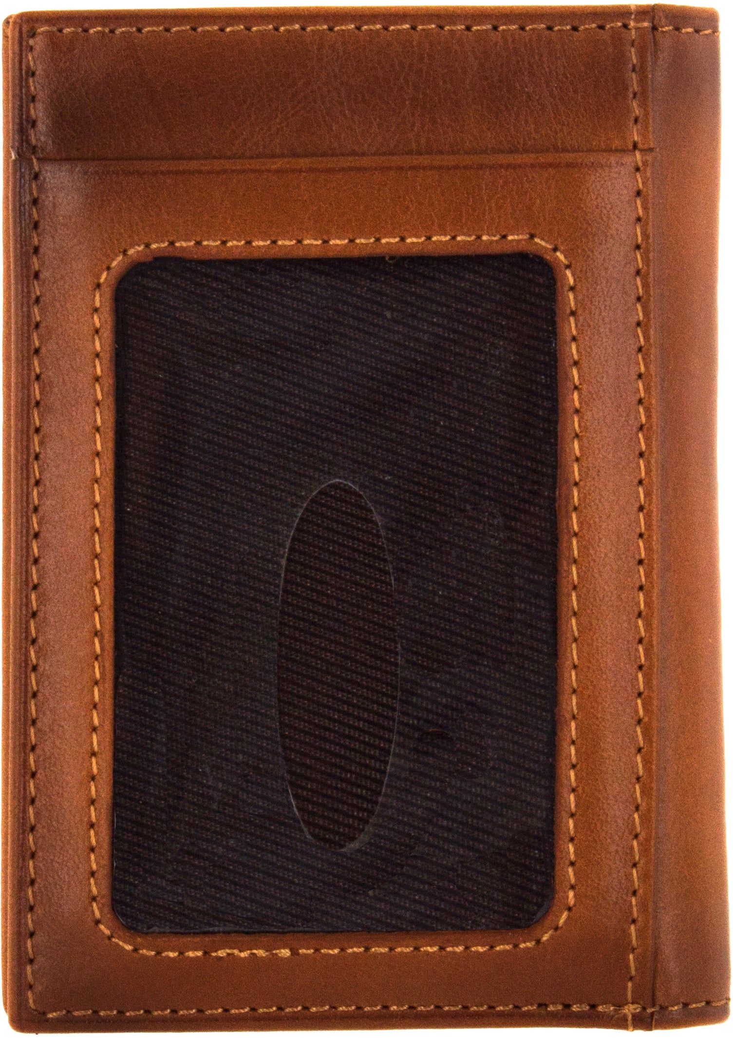 Senza Desire Leather Card Holder Burned Cognac