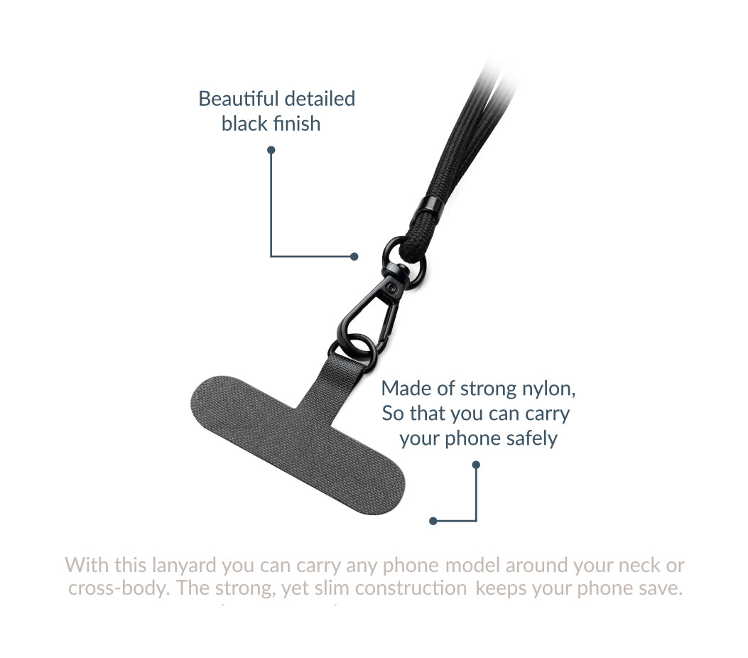 Mobilize Nylon Lanyard Blue