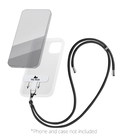 My Style Smartphone Lanyard Black