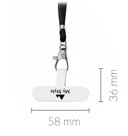 My Style Smartphone Lanyard Black