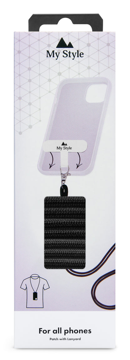 My Style Smartphone Lanyard Black