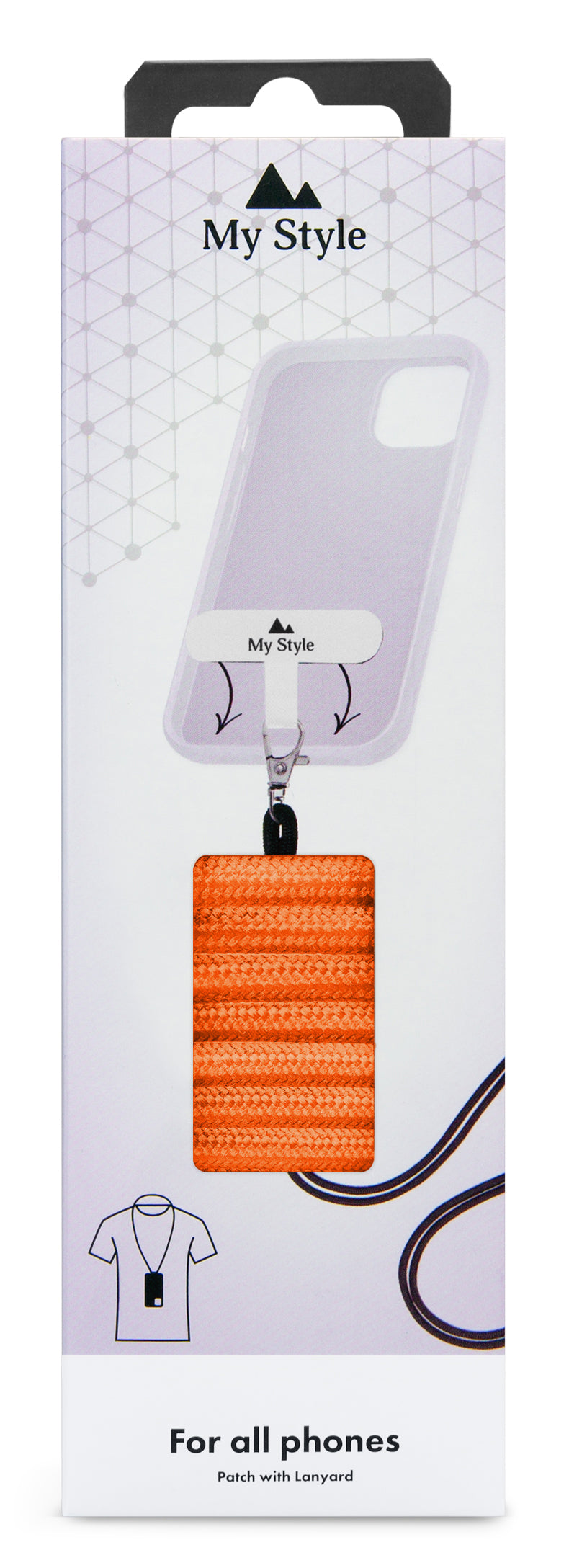 My Style Smartphone Lanyard Orange