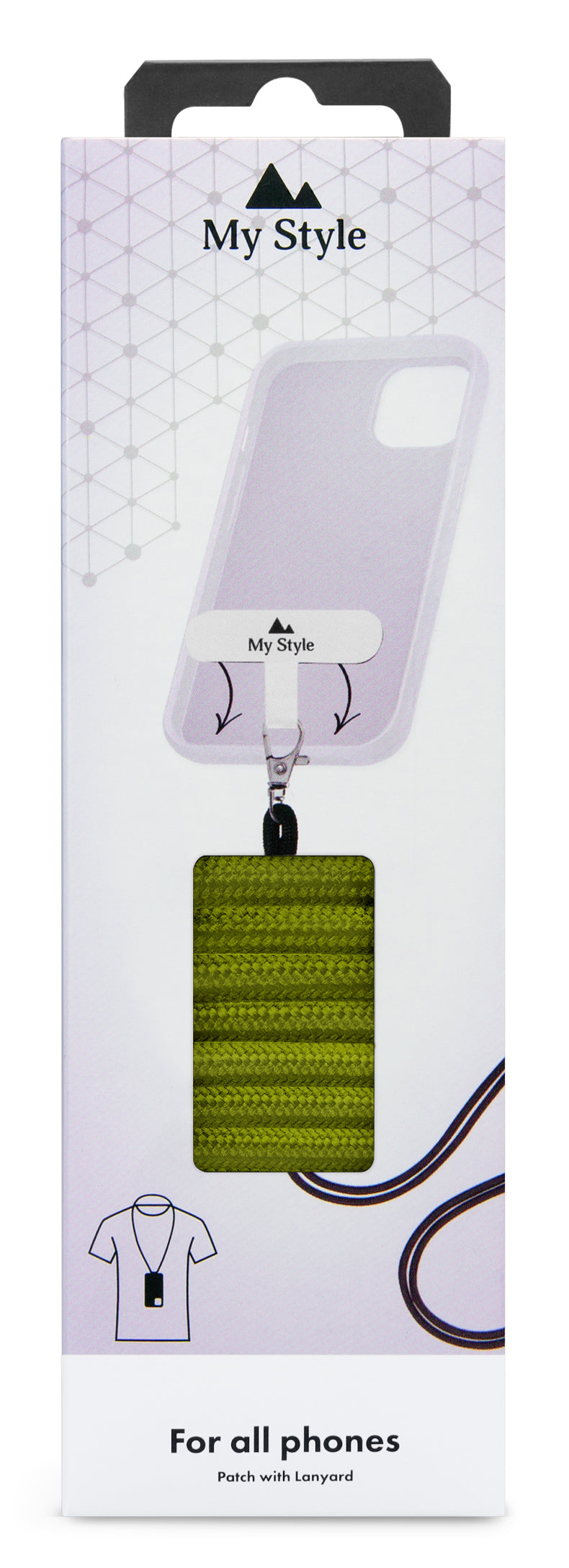 My Style Smartphone Lanyard Green