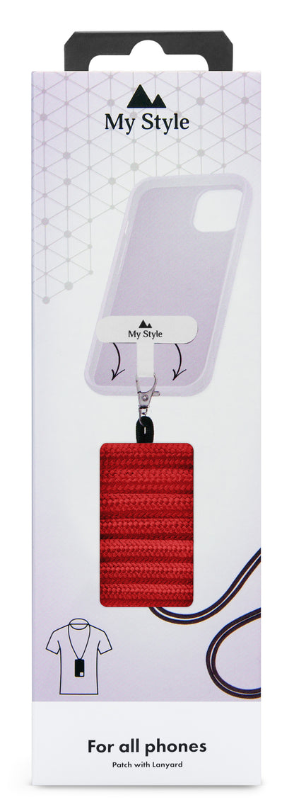 My Style Smartphone Lanyard Red
