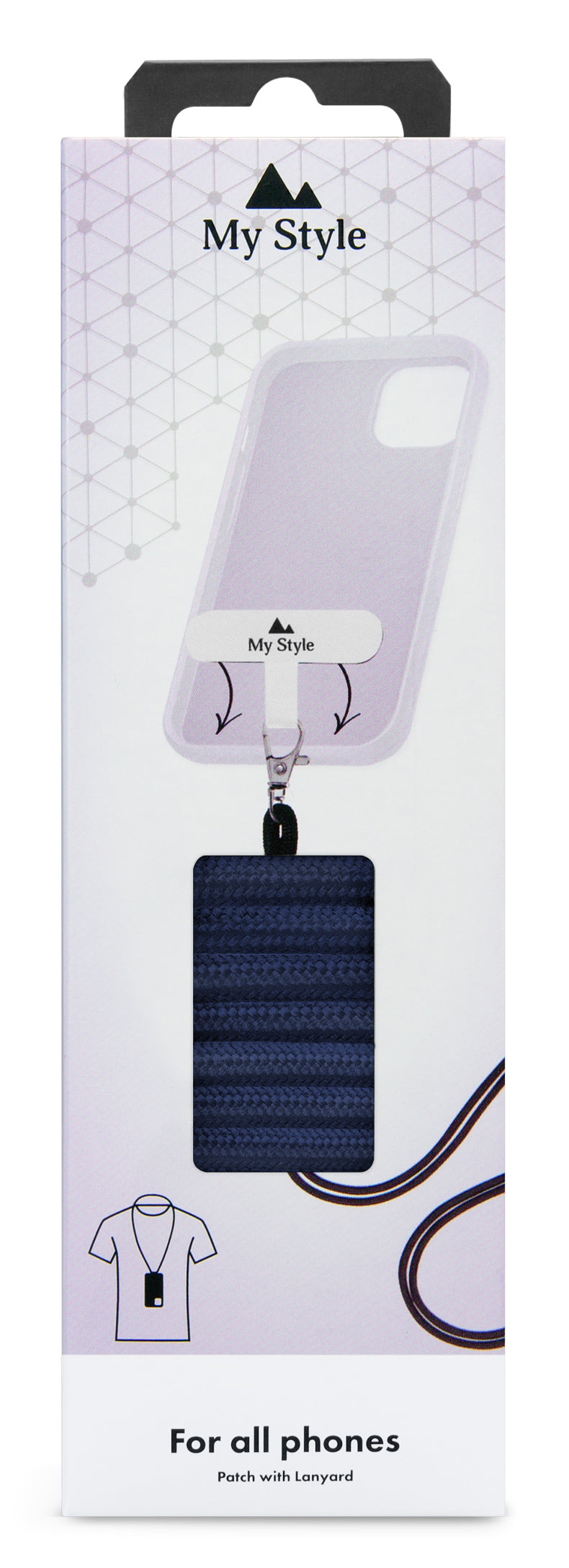 My Style Smartphone Lanyard Blue