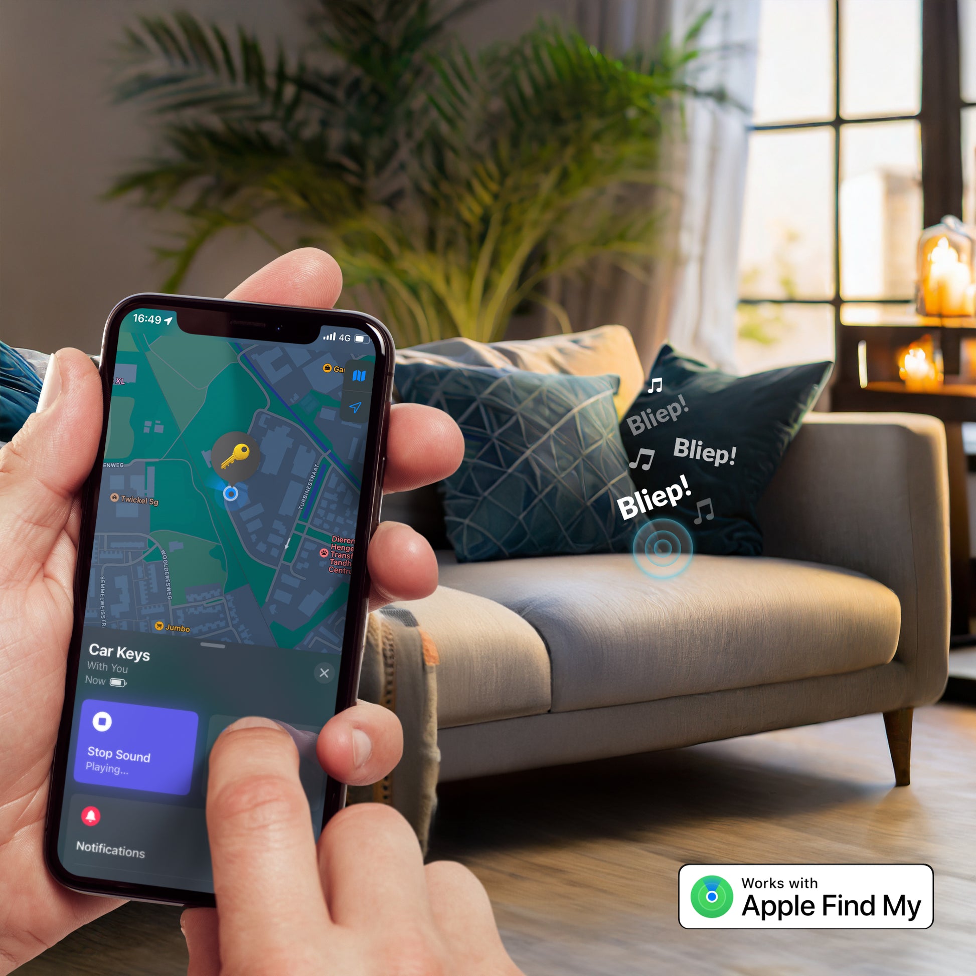 Mobilize Find My Smart Tag Black