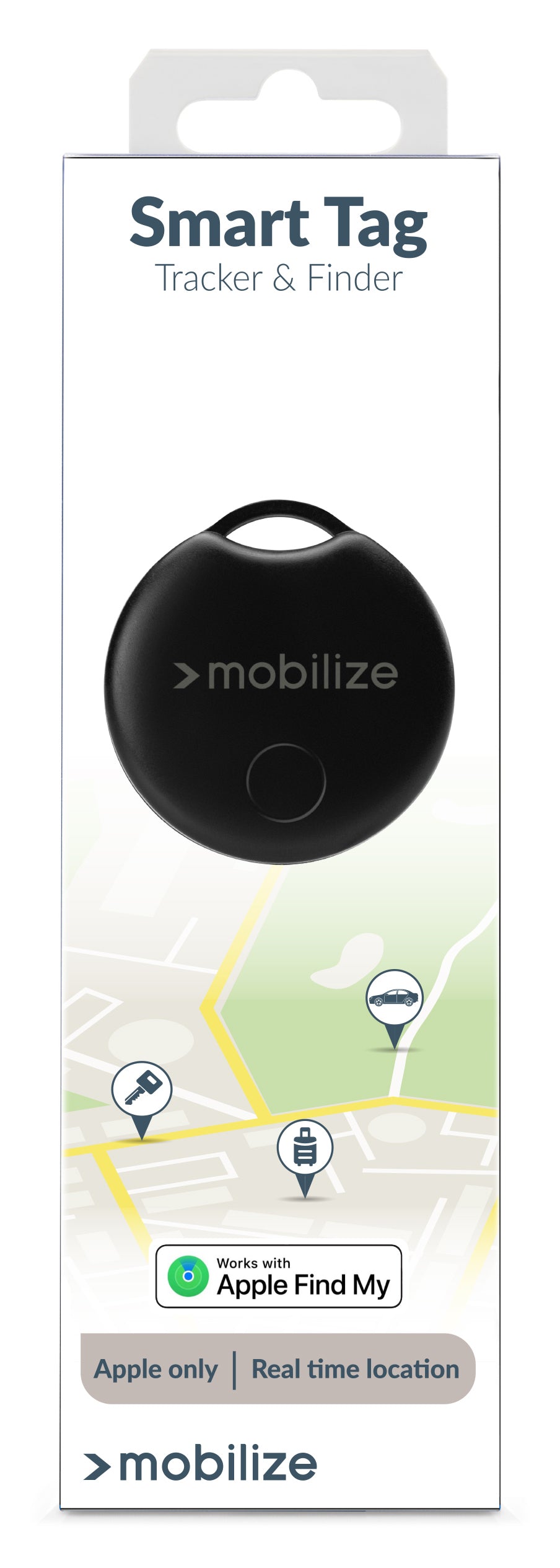 Mobilize Find My Smart Tag Black