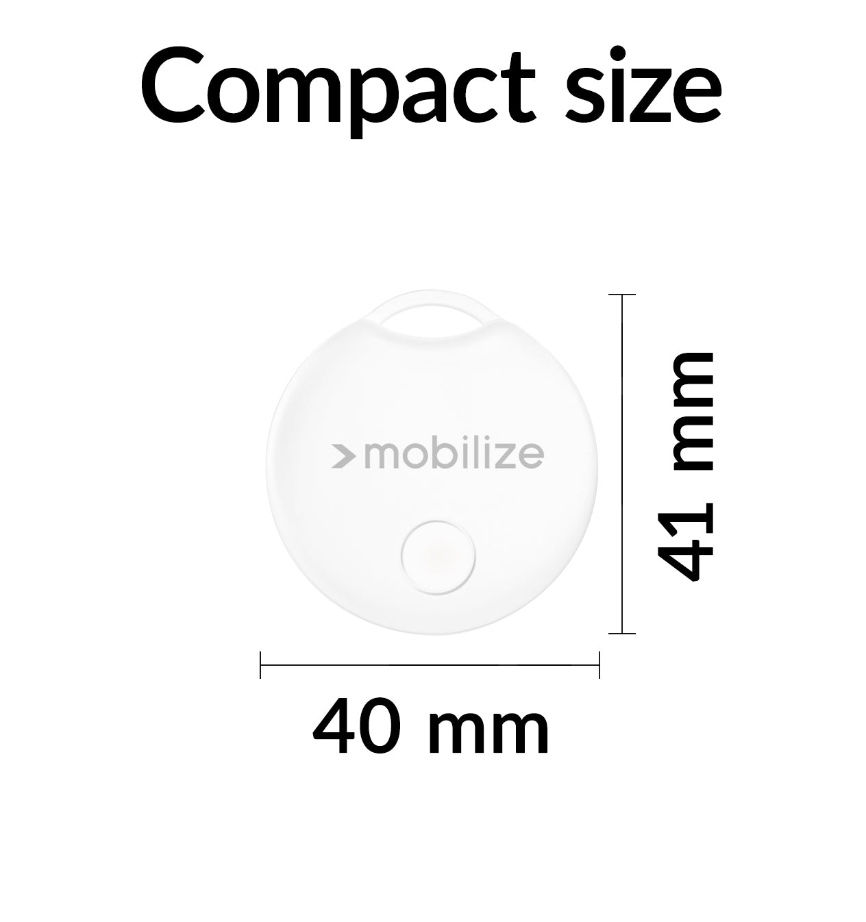 Mobilize Find My Smart Tag White