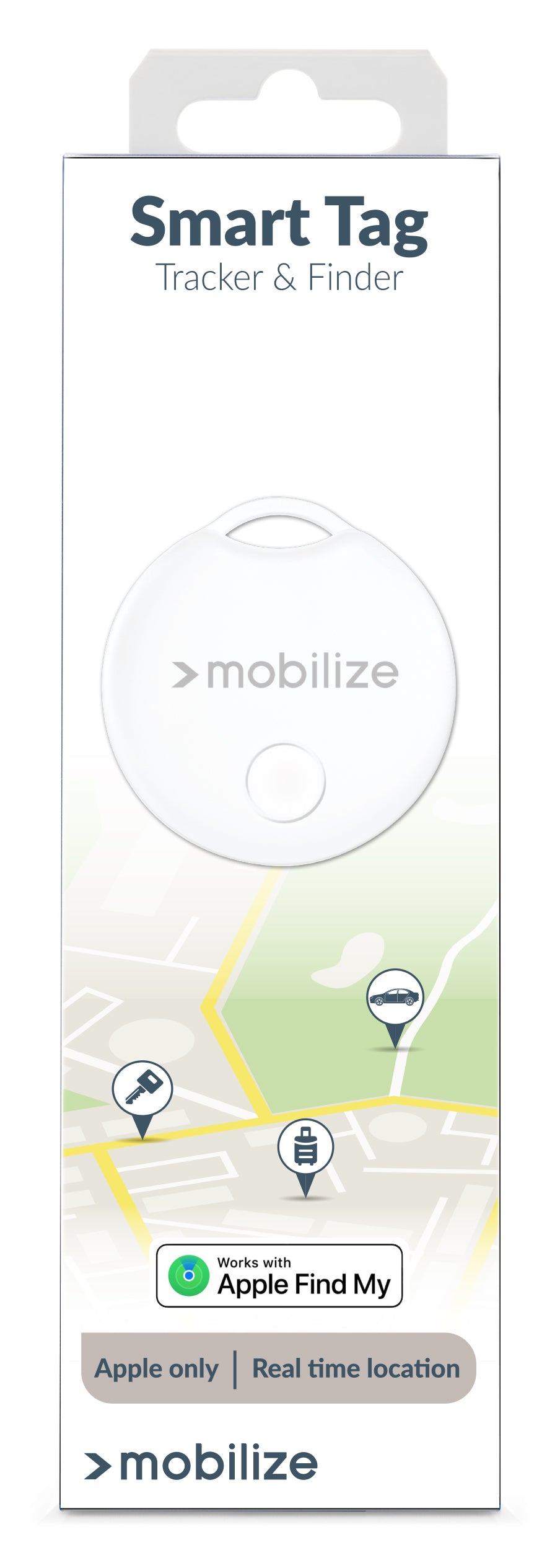 Mobilize Find My Smart Tag White