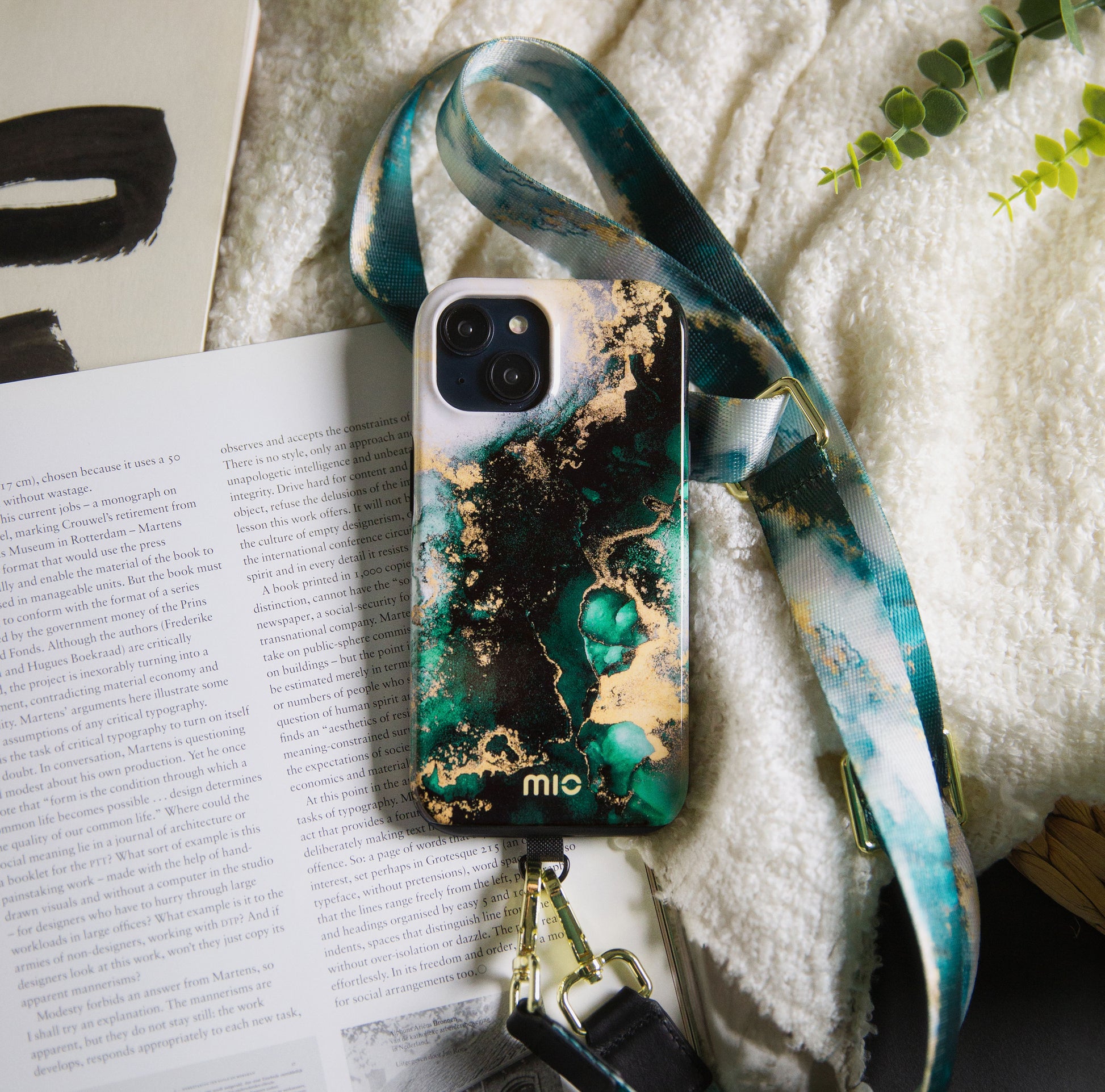 Mio By Mobilize Mio Lanyard Green Marble