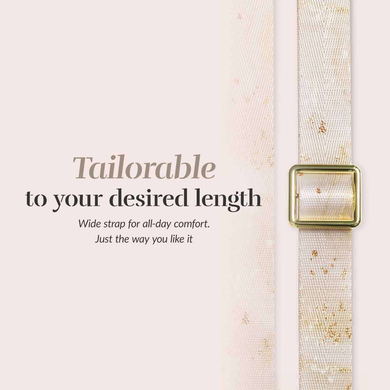 Mio By Mobilize Mio Lanyard Gold Marble
