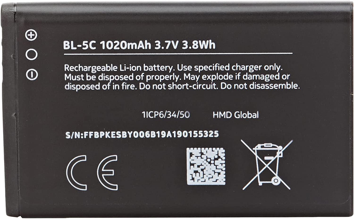 Nokia Bl-5C Nokia Accu Li-Ion 1020 Mah Bulk