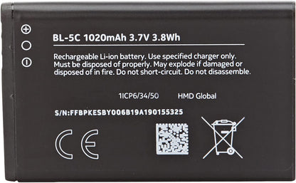 Nokia Bl-5C Nokia Accu Li-Ion 1020 Mah Bulk