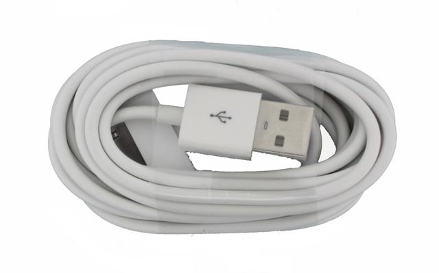 Xccess Data Cable Apple Iphone 3G(S)/4/Ipad 2 2M. White Bulk