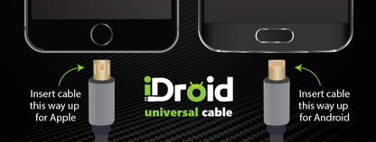 Idroid Max Universal Charging And Data Cable Black