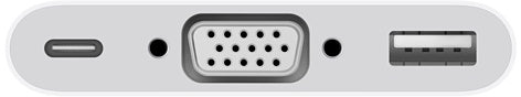 Apple Mj1L2Zm/A Apple Usb-C To Av Multiport Adapter White