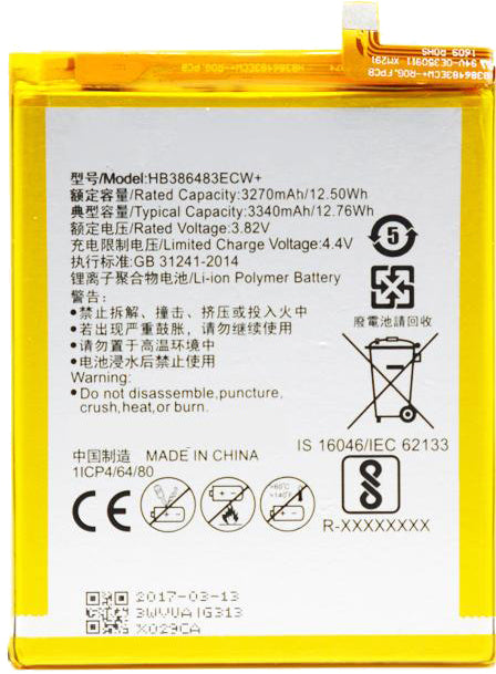 Huawei Hb386483Ecw Huawei Accu Li-Po 3270 Mah Bulk