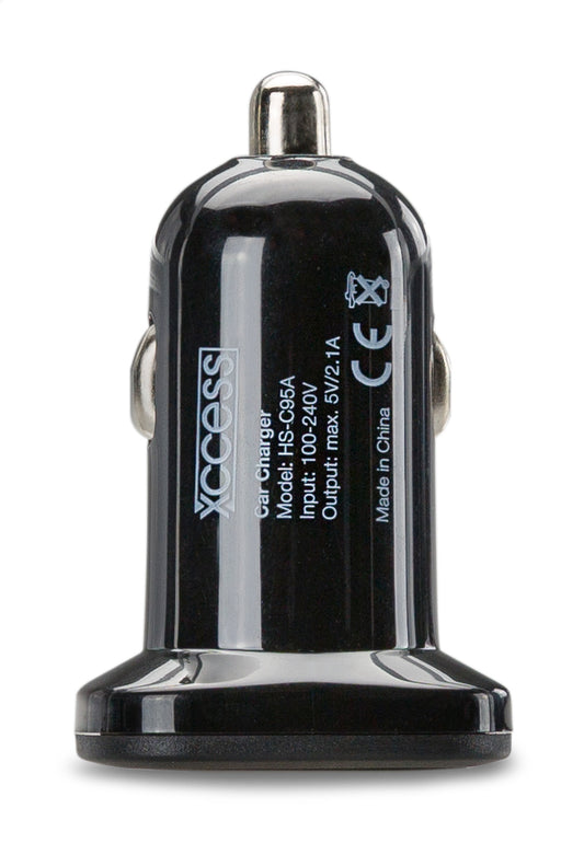 Xccess Car Charger Single Usb 2.1A Black