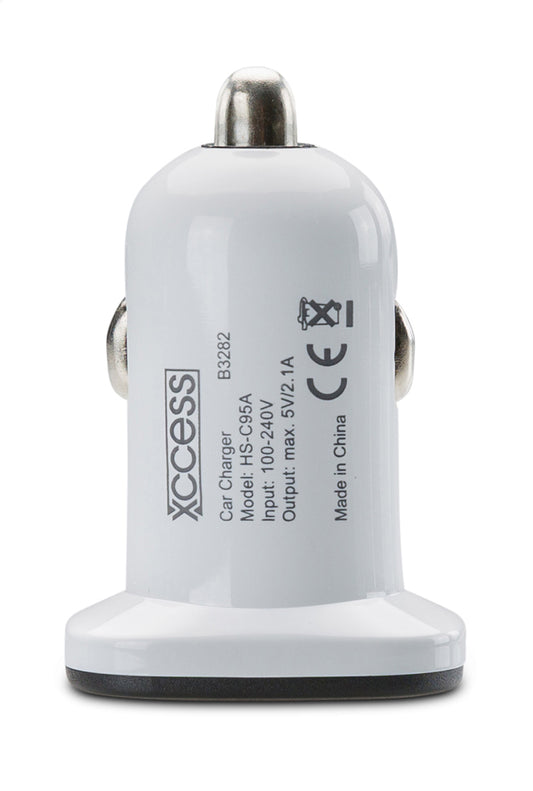 Xccess Car Charger Dual Usb 2.1A White
