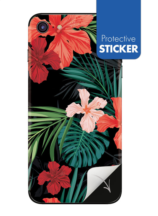 My Style Phoneskin For Apple Iphone 7/8/Se (2020/2022) Red Caribbean Flower
